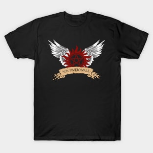 Supernatural NON TIMEBO MALA Symbol Wings T-Shirt